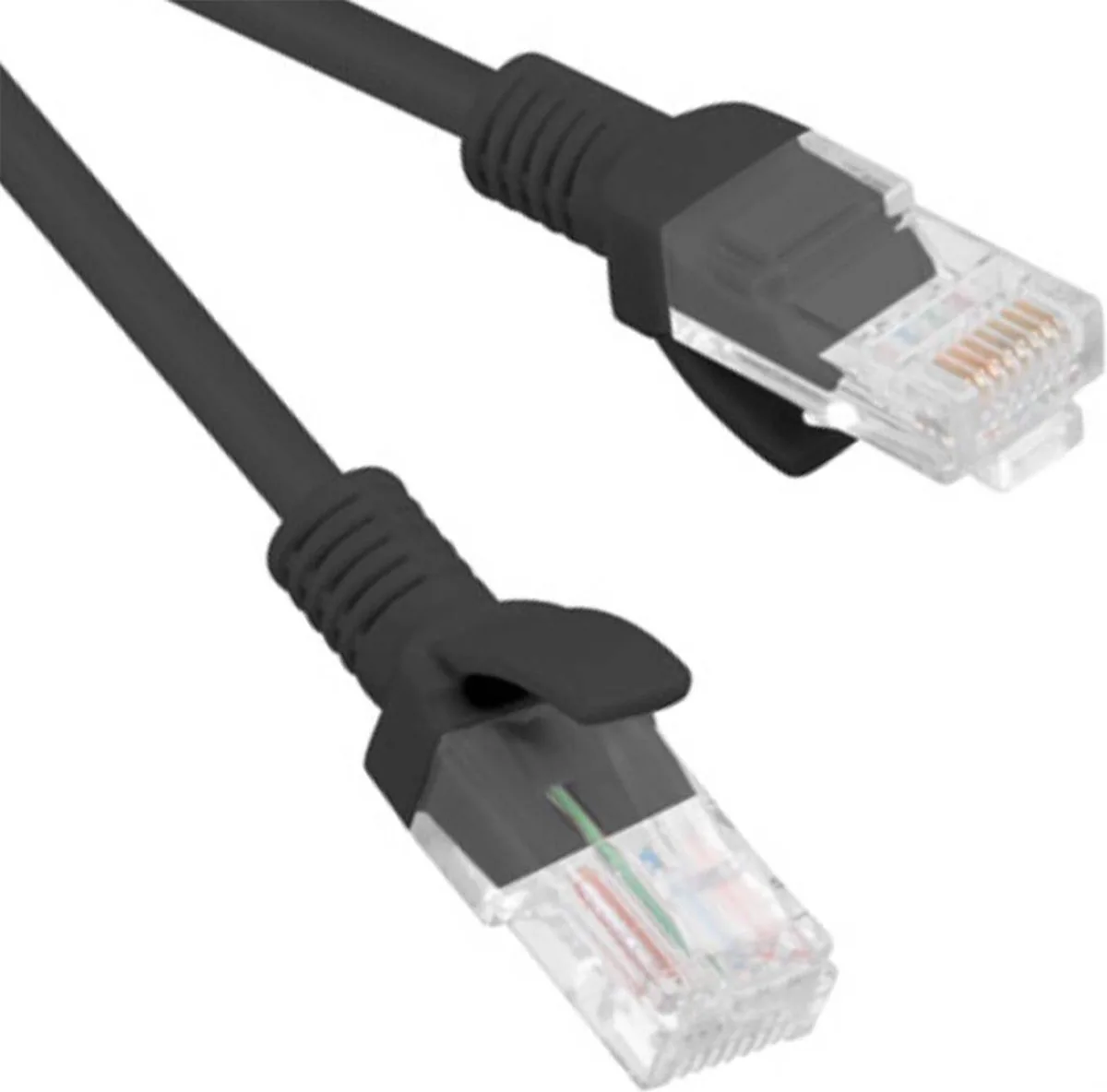 Patchkabel - shielded - Cat 6 FTP - 1,5M - internetkabel van Lanberg in Zwart – productfoto