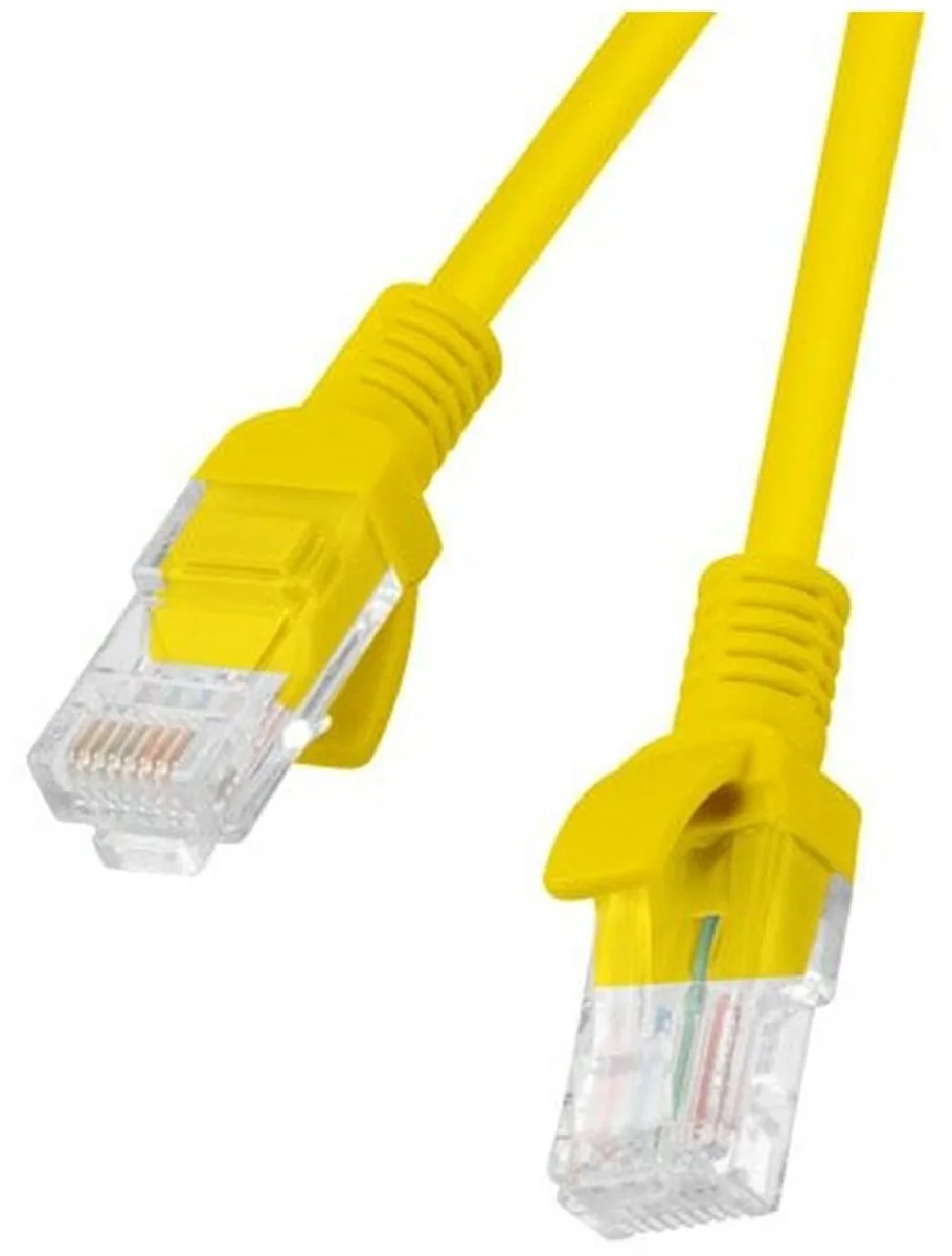 Patchkabel - UTP kat.6 - 2m van Lanberg in Geel – productfoto