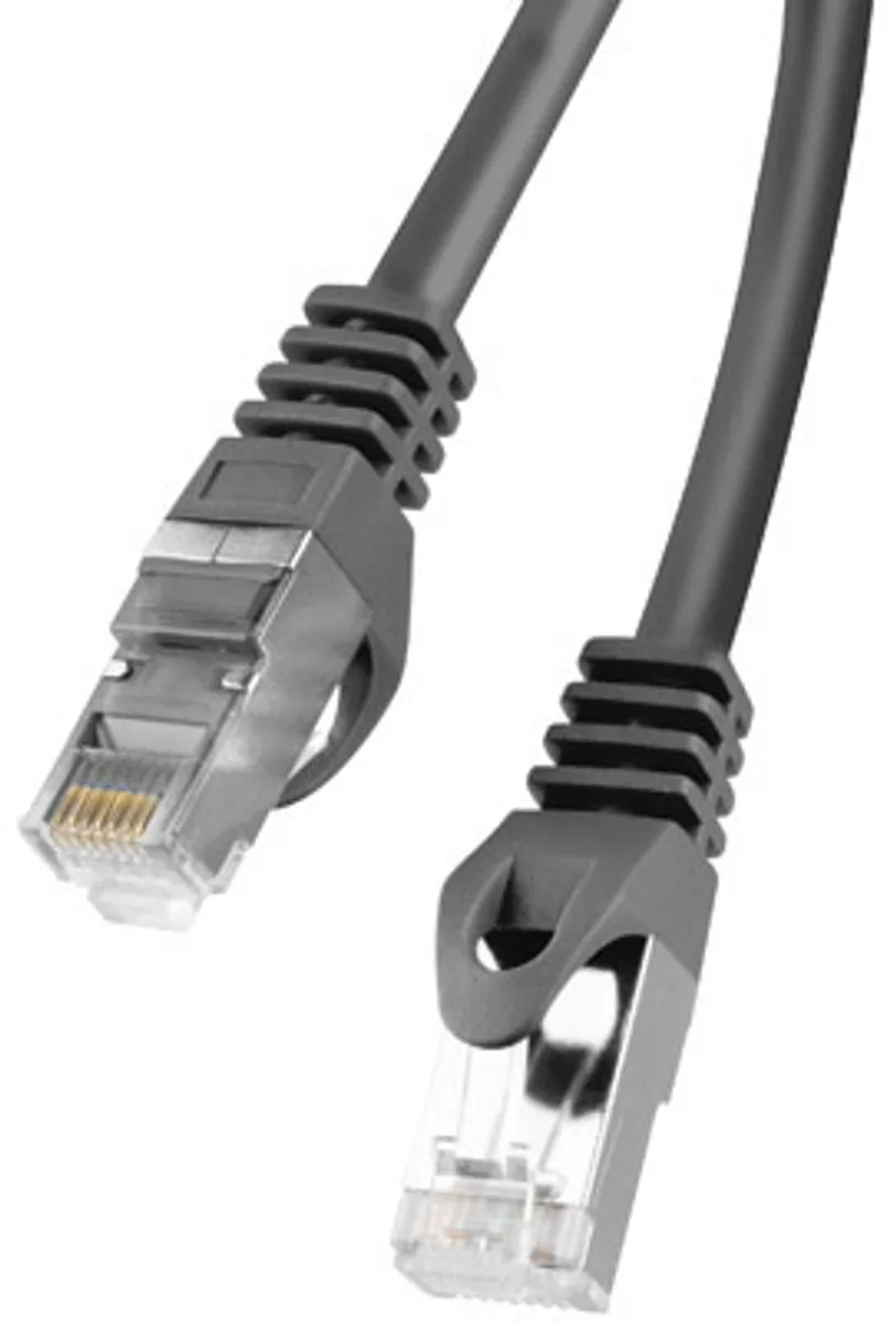 PCF6-10CC-1000-BK – Netwerkkabel Cat6 FTP 10m (F/UTP, Fluke Passed) by Lanberg in Black – product photo