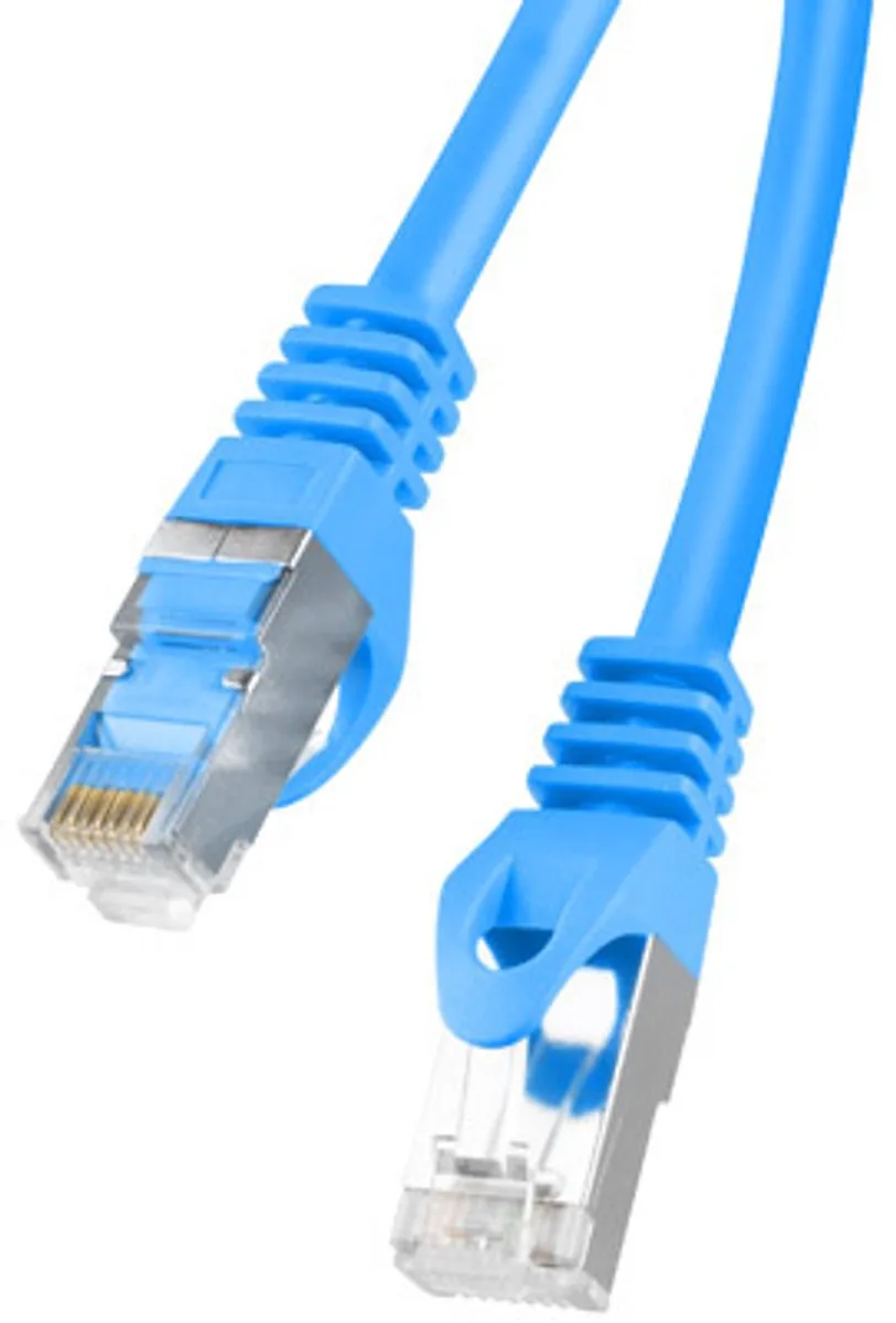 PCF6‑10CC‑0500‑B – Netwerkkabel Cat6 FTP 5 m (F/UTP, Fluke Passed) van Lanberg in Blauw – productfoto