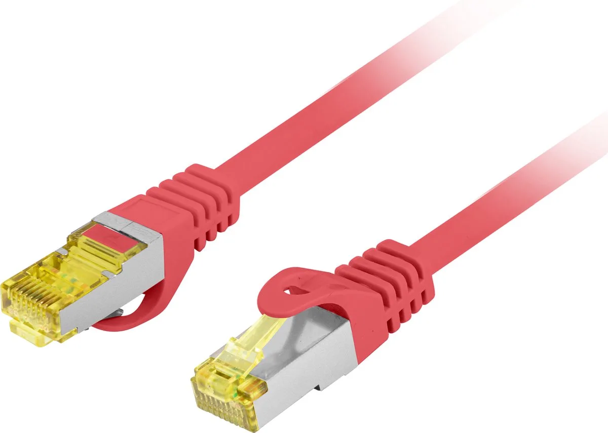 PCF6A-10CU-0100-R - Patchkabel - Cat6a - 1M von Lanberg in Rot – Produktfoto