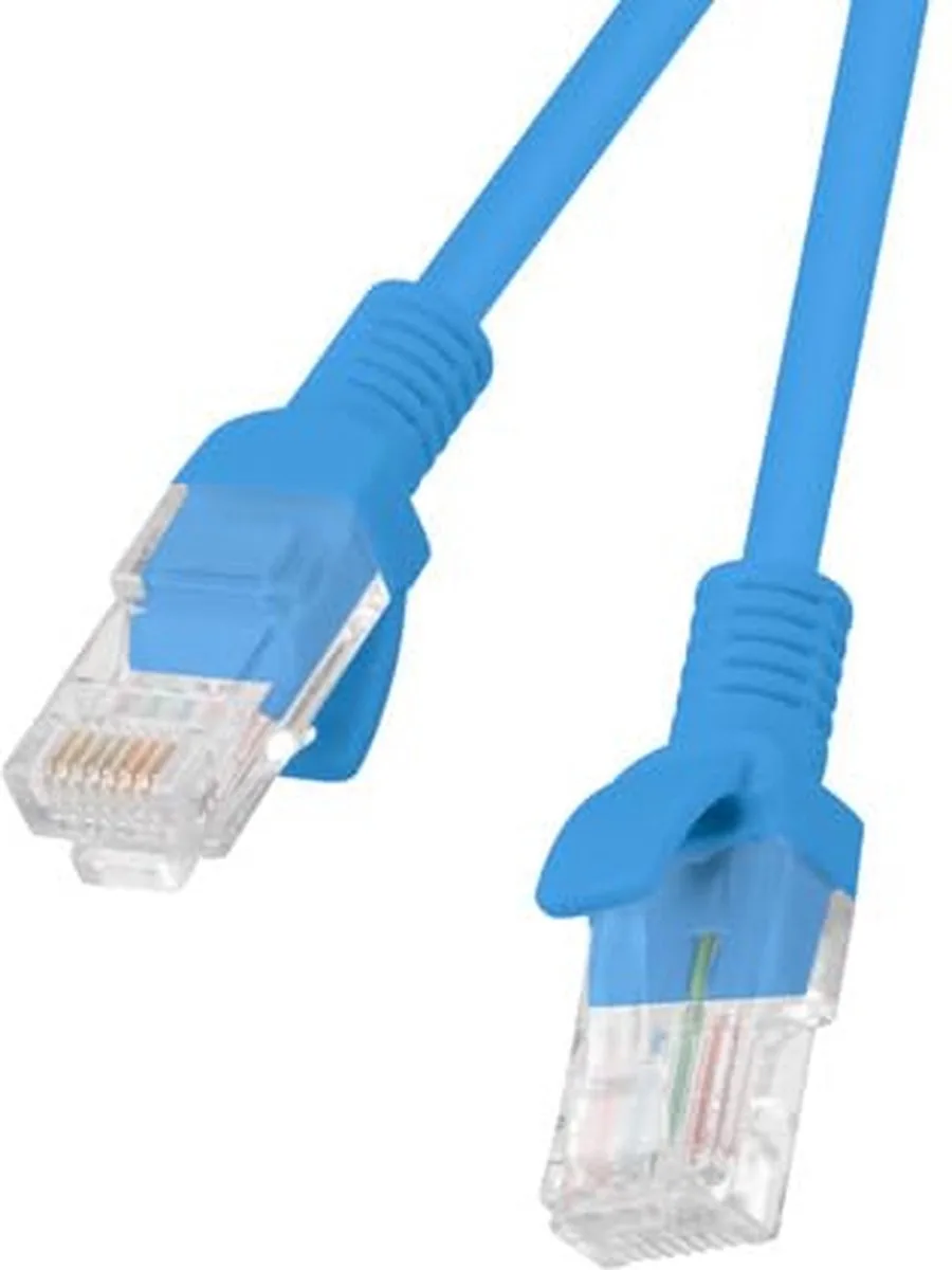 PCU5-10CC-1500-B - Patchcord UTP - 15m - Niebieski - RJ45 - RJ45 von Lanberg in Blau – Produktfoto
