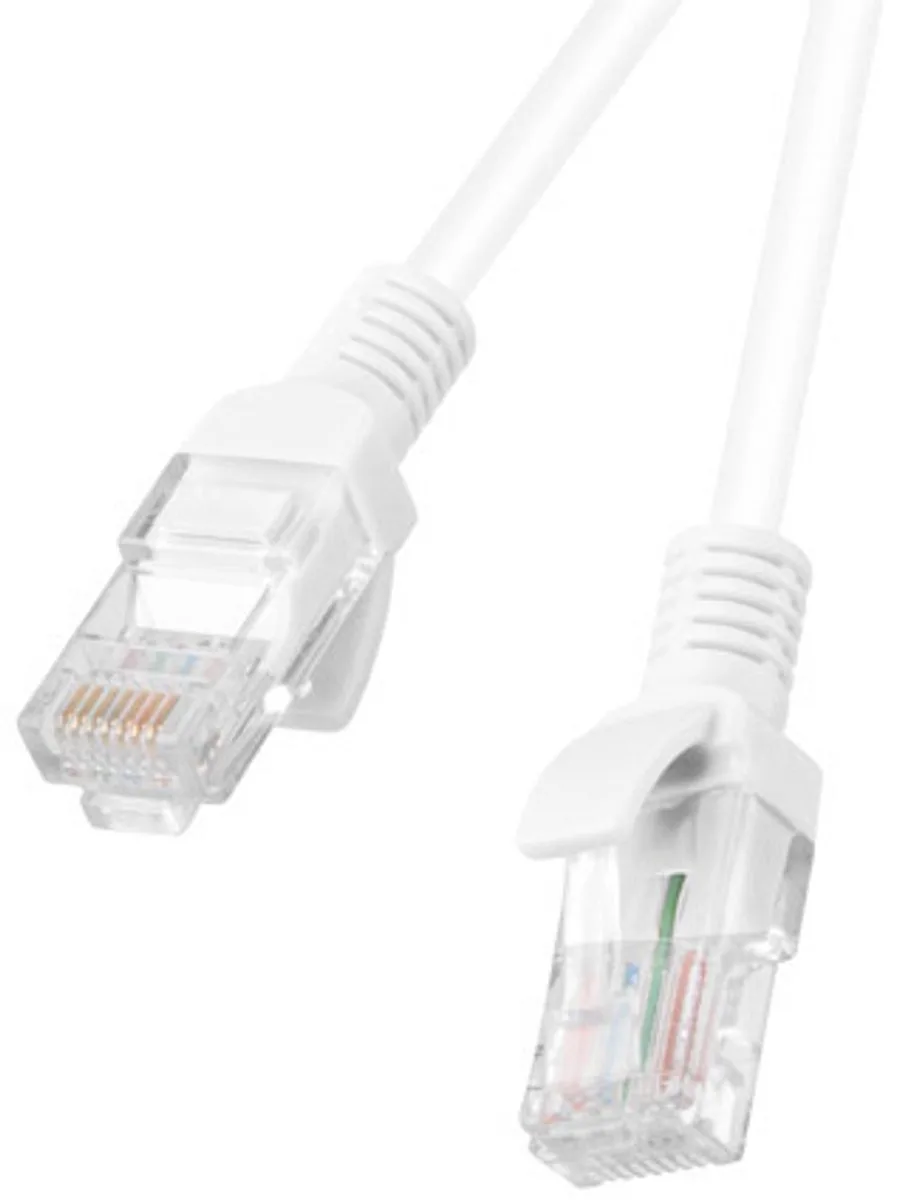 PCU5‑10CC‑3000‑W – Netwerkkabel Cat5e UTP 30 m (U/UTP, Fluke Passed) van Lanberg in Wit – productfoto