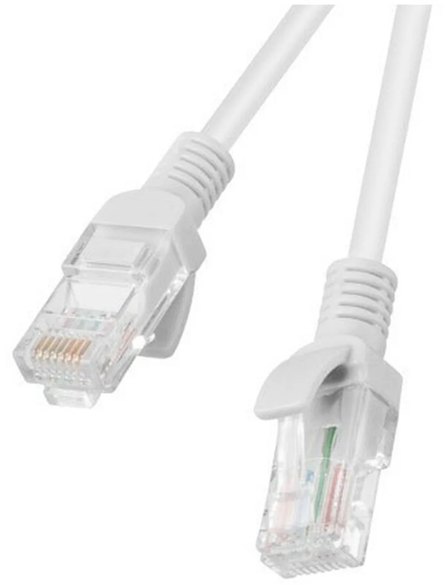 Stevige UTP-netwerkkabel categorie 6 Lanberg PCU6-20CC-0025-S 25 cm van Lanberg in Grijs – productfoto
