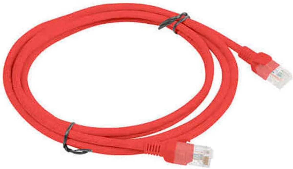 UTP Category 6 Rigid Network Cable Lanberg Red van Lanberg in Rood – productfoto