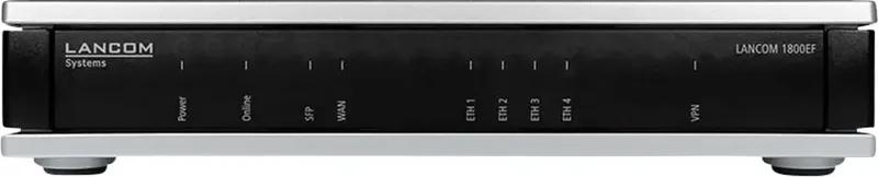Lancom 1800EF - Router - 4-Port-Switch - GigE - SD WAN - 4x 1G RJ-45 - 12V DC van LANCOM – productfoto