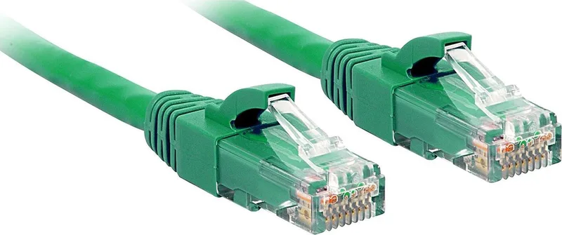 Cat6 U/UTP 0.3m netwerkkabel 0,3 m U/UTP (UTP) från Lindy i Grön – produktbild
