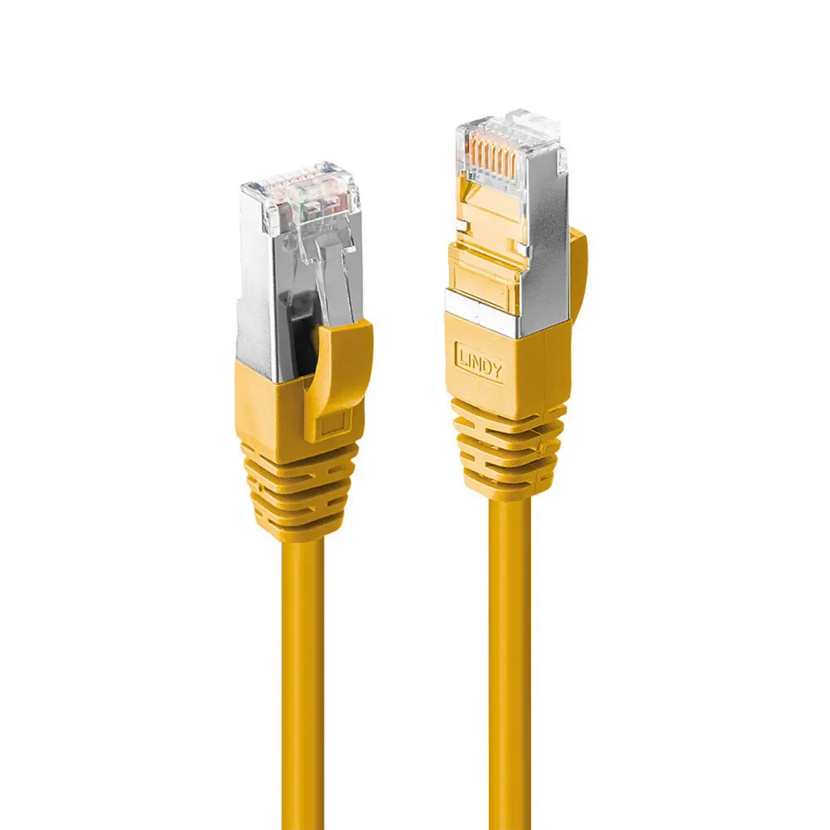 LINDY 45984 RJ45 Netwerkkabel, patchkabel CAT 6 S/FTP 5.00 m 1 stuk(s) van Lindy in Geel – productfoto