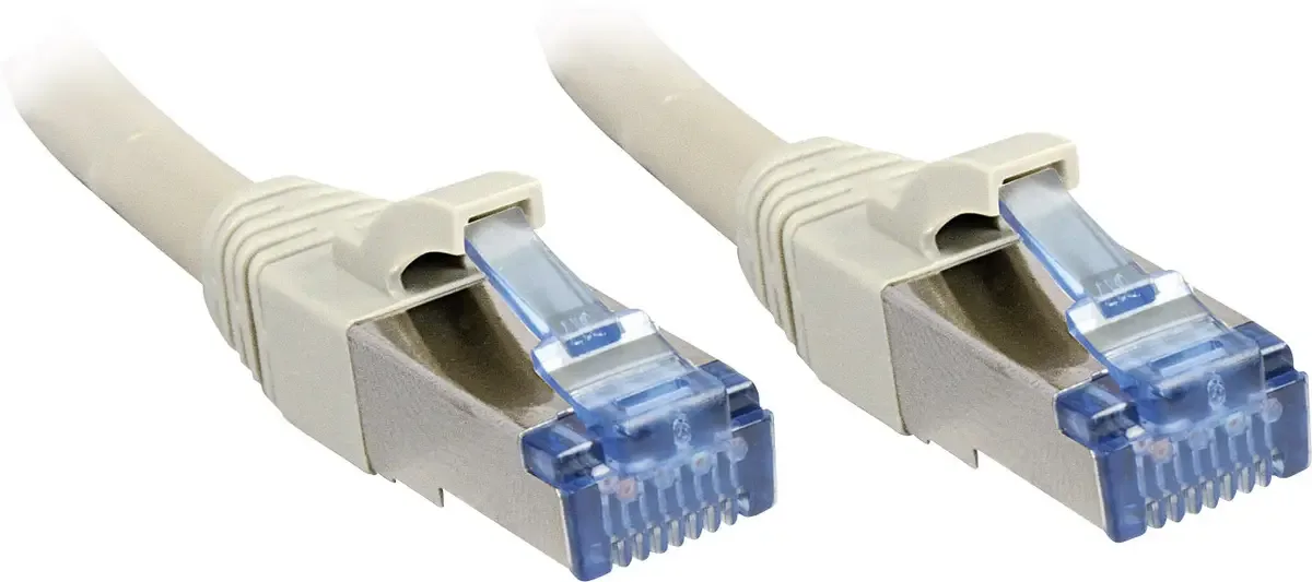 LINDY 47136 RJ45 Netwerkkabel, patchkabel CAT 6A S/FTP 5.00 m 1 stuk(s) från Lindy i Grå – produktbild