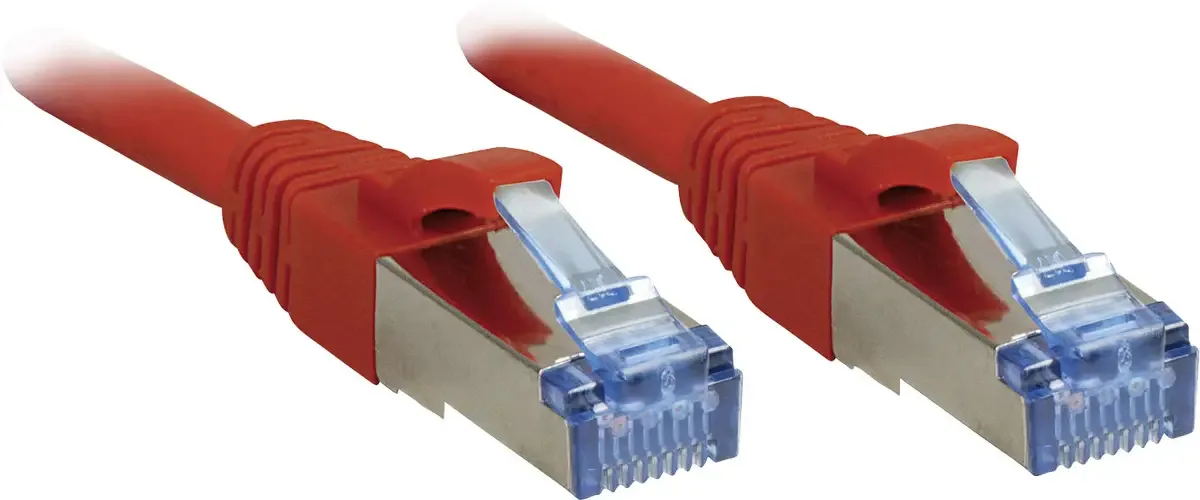 S/ftp Lsoh 1 M Cat6a Netværkskabel fra Lindy i Rød – produktbillede