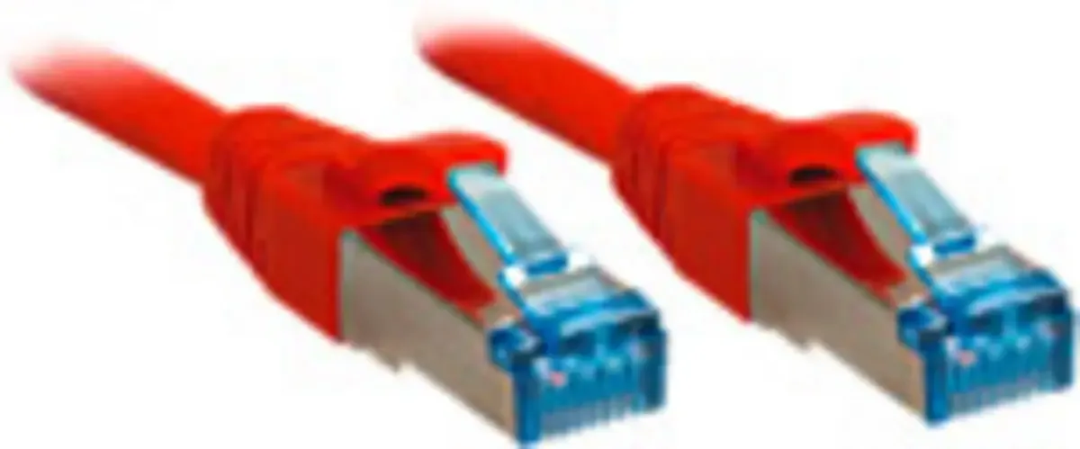 S/ftp Lszh Cat6a Netværkskabel 1.5 M fra Lindy i Rød – produktbillede