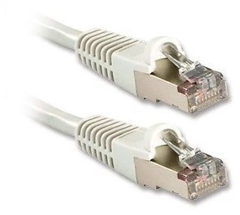 LINDY 47192 RJ45 Netwerkkabel, patchkabel CAT 6A S/FTP 1.00 m Snagless 1 stuk(s) från Lindy i Vit – produktbild
