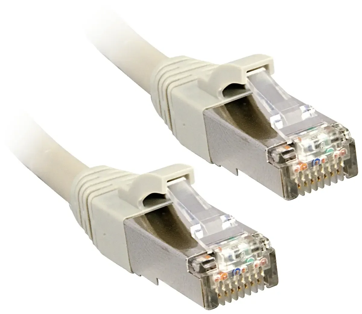 LINDY 47240 RJ45 Netwerkkabel, patchkabel CAT 6 U/FTP 0.30 m Folie afscherming 1 stuk(s) fra Lindy i Grå – produktbillede