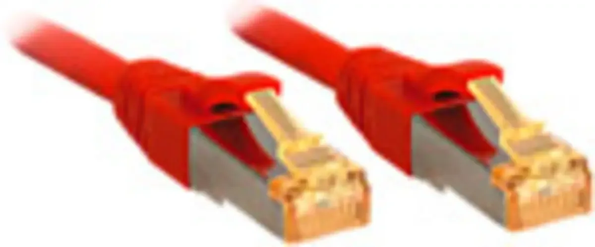 LINDY 47301 RJ45 Câble réseau, câble patch CAT 6 S/FTP 30.00 m rouge contacts dorés 1 pc(s) de Lindy en Rouge – photo produit