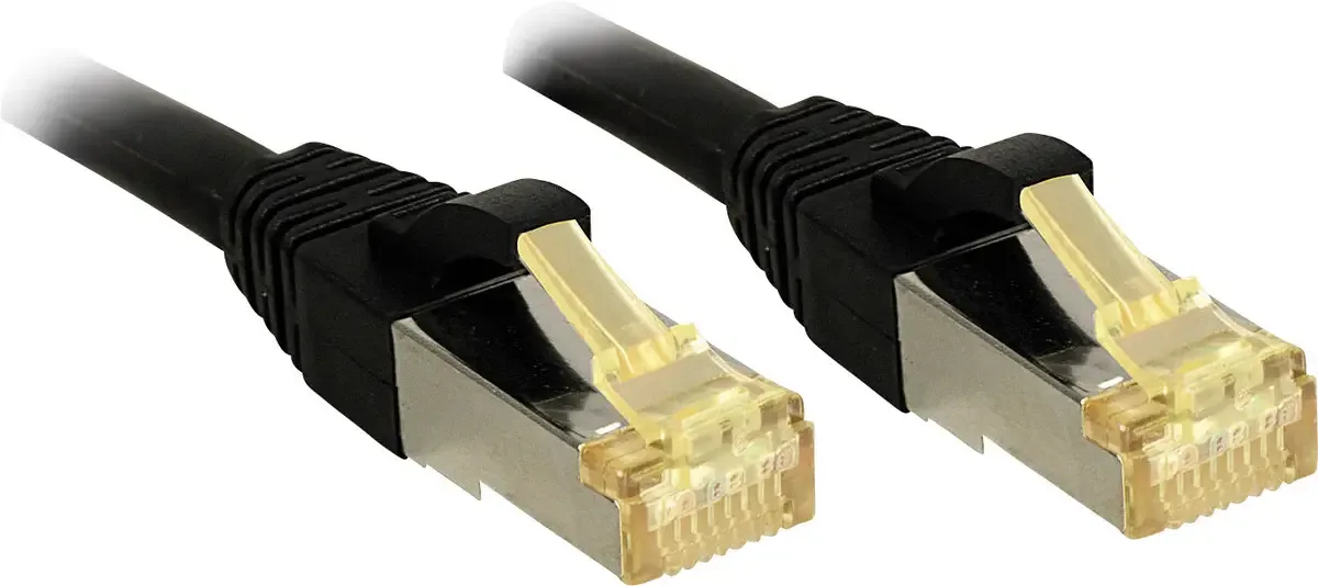 S/ftp Lszh 0.3 M Cat5-netværkskabel fra Lindy i Sort – produktbillede