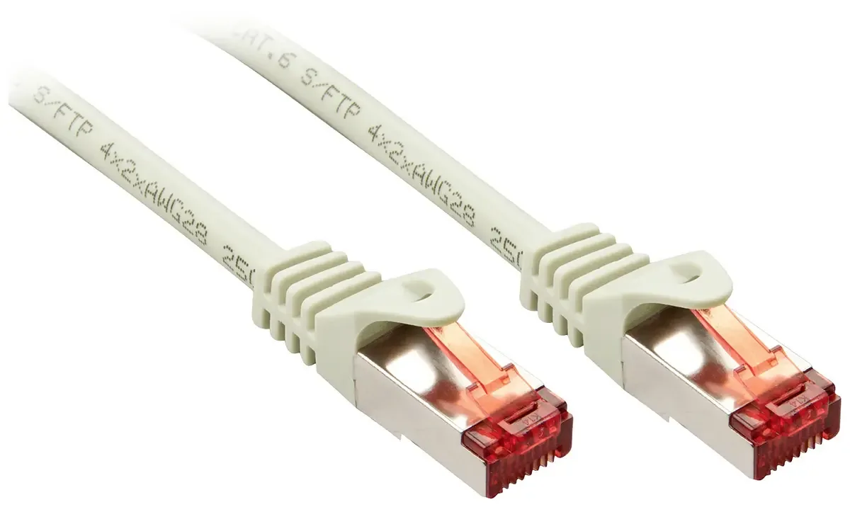 S/ftp 0.5 M Cat6 Netværkskabel fra Lindy i Grå – produktbillede