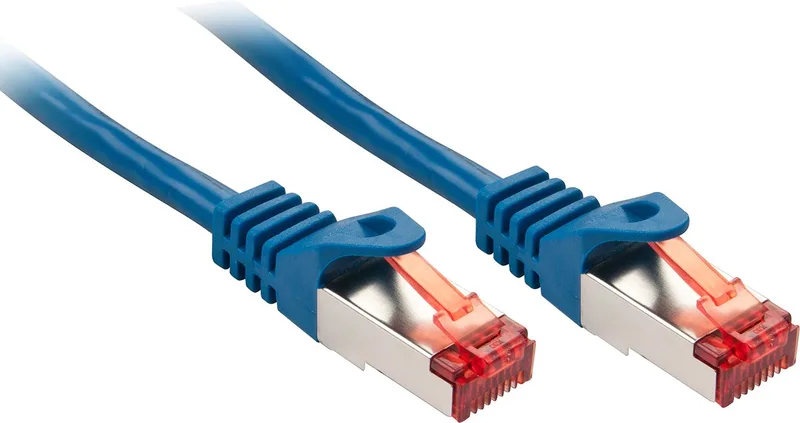 LINDY 47355 RJ45 Netwerkkabel, patchkabel CAT 6 S/FTP 3.00 m 1 stuk(s) från Lindy i Blå – produktbild