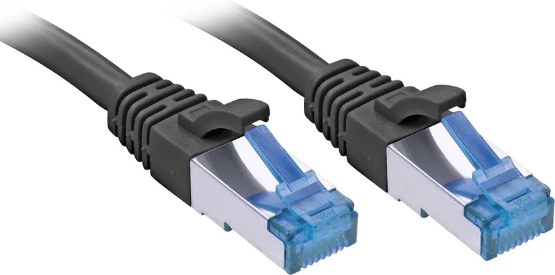 LINDY 47417 RJ45 Netwerkkabel, patchkabel CAT 6A S/FTP 7.50 m 1 stuk(s) från Lindy i Svart – produktbild