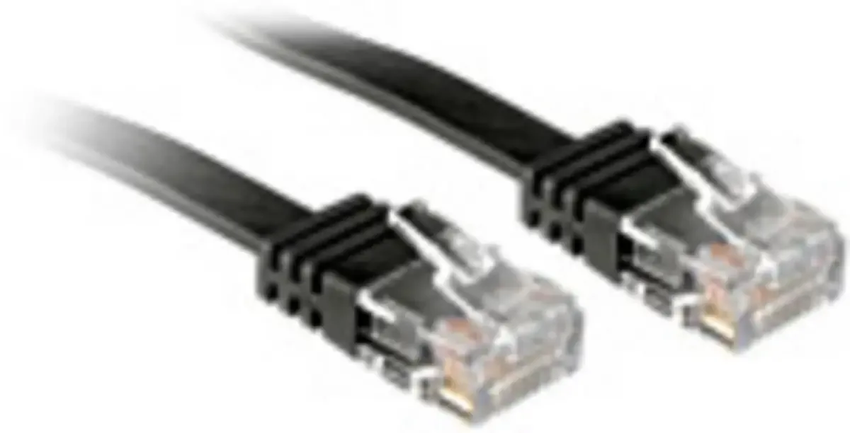 LINDY 47521 RJ45 Câble réseau, câble patch CAT 6 U/UTP 1.00 m noir non blindé 1 pc(s) de Lindy en Noir – photo produit