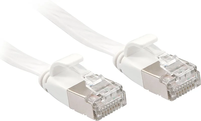LINDY 47543 RJ45 Netwerkkabel, patchkabel CAT 6A U/FTP 3.00 m Snagless 1 stuk(s) van Lindy in Wit – productfoto