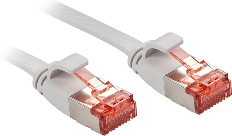 LINDY 47554 RJ45 Netwerkkabel, patchkabel CAT 6 U/FTP 5.00 m 1 stuk(s) van Lindy in Grijs – productfoto