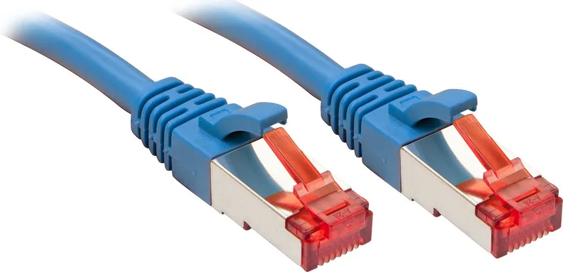 LINDY 47719 RJ45 Netwerkkabel, patchkabel CAT 6 S/FTP 2.00 m Snagless 1 stuk(s) från Lindy i Blå – produktbild