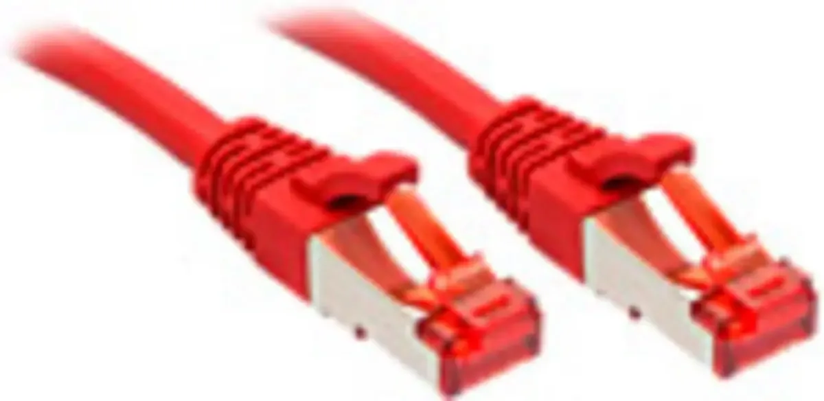 LINDY 47740 RJ45 Netwerkkabel, patchkabel CAT 6 S/FTP 20.00 m Vergulde steekcontacten 1 stuk(s) de Lindy en Rouge – photo produit