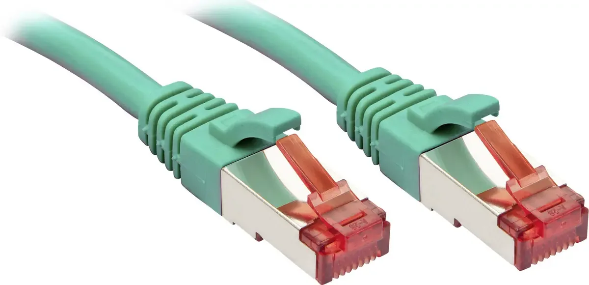 LINDY 47753 RJ45 Netwerkkabel, patchkabel CAT 6 S/FTP 10.00 m Snagless 1 stuk(s) från Lindy i Grön – produktbild