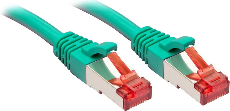 LINDY 47755 RJ45 Netwerkkabel, patchkabel CAT 6 20.00 m 1 stuk(s) by Lindy in Green – product photo