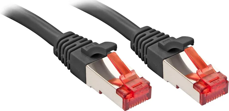 LINDY 47786 RJ45 Netwerkkabel, patchkabel CAT 6 S/FTP 30.00 m 1 stuk(s) från Lindy i Svart – produktbild