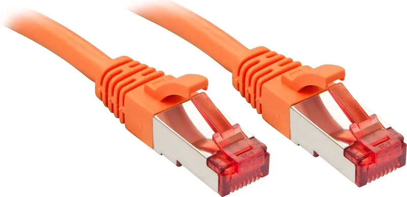 LINDY 47814 RJ45 Netwerkkabel, patchkabel CAT 6 S/FTP 15.00 m Snagless 1 stuk(s) van Lindy in Oranje – productfoto