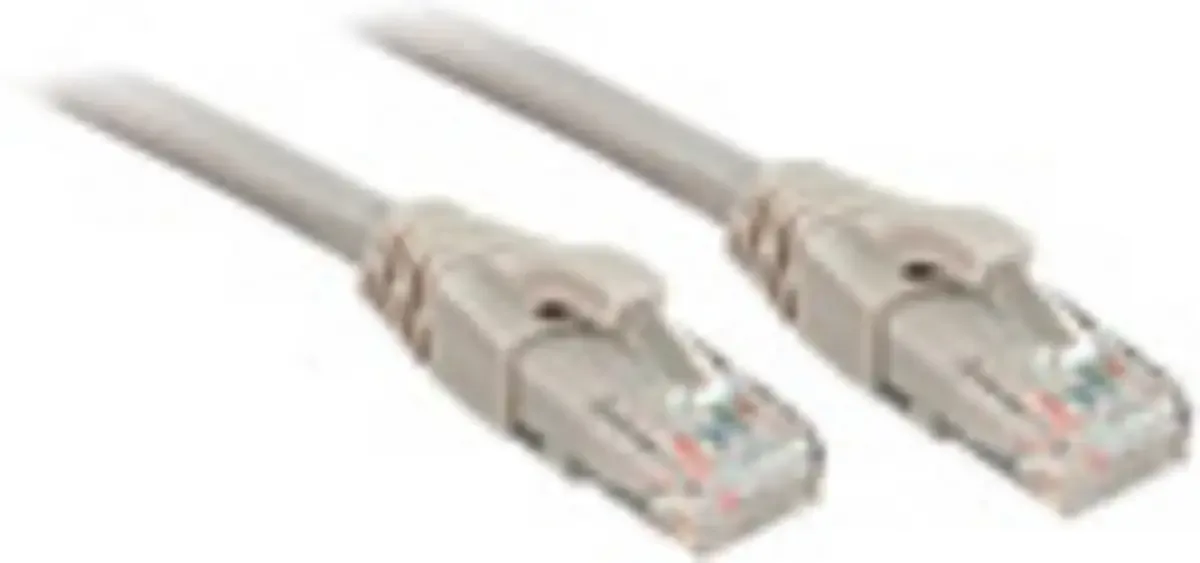 LINDY 48002 RJ45 Netwerkkabel, patchkabel CAT 6 U/UTP 1.00 m 1 stuk(s) van Lindy in Grijs – productfoto