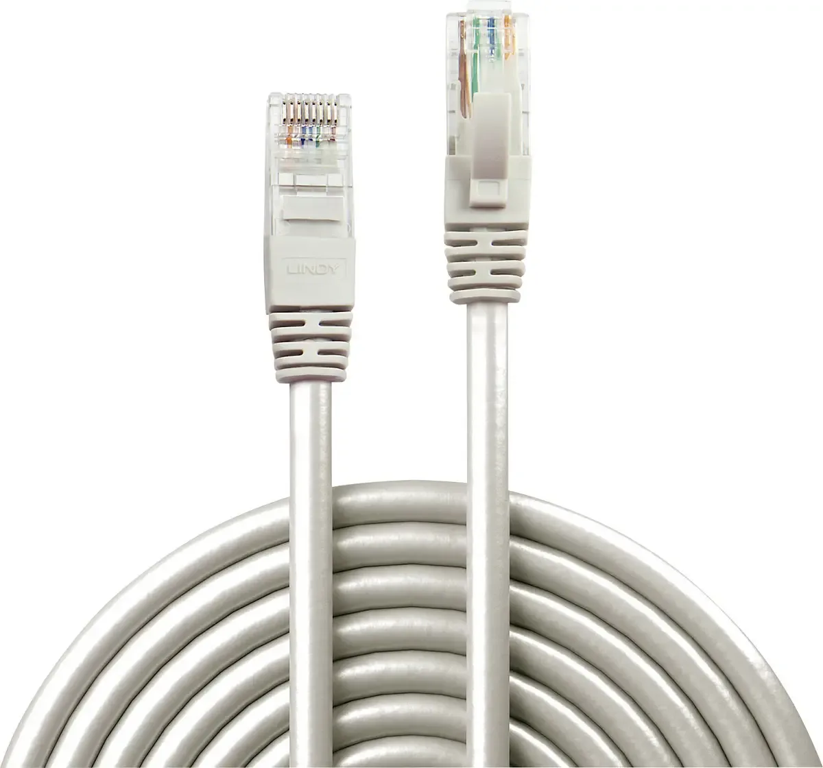 Cat 6 U/utp Netværkskabel 5 M fra Lindy i Grå – produktbillede