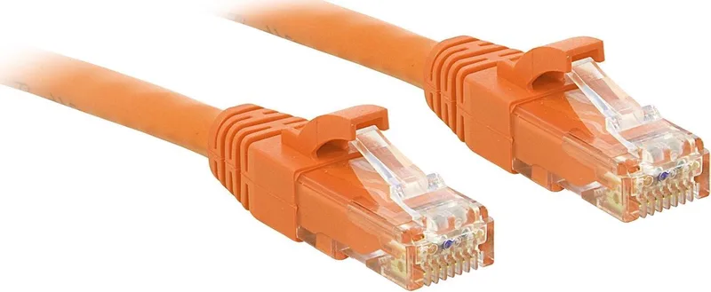 LINDY 48109 RJ45 Netwerkkabel, patchkabel CAT 6 U/UTP 3.00 m 1 stuk(s) från Lindy i Orange – produktbild
