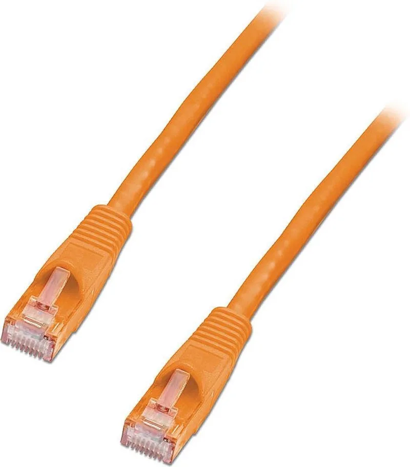 LINDY 48113 RJ45 Netwerkkabel, patchkabel CAT 6 U/UTP 15.00 m 1 stuk(s) från Lindy i Orange – produktbild