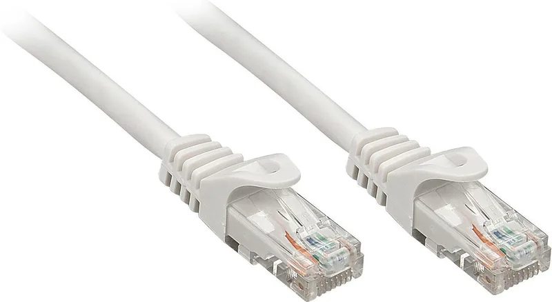 LINDY 48164 RJ45 Netwerkkabel, patchkabel CAT 6 U/UTP 3.00 m 1 stuk(s) van Lindy in Grijs – productfoto