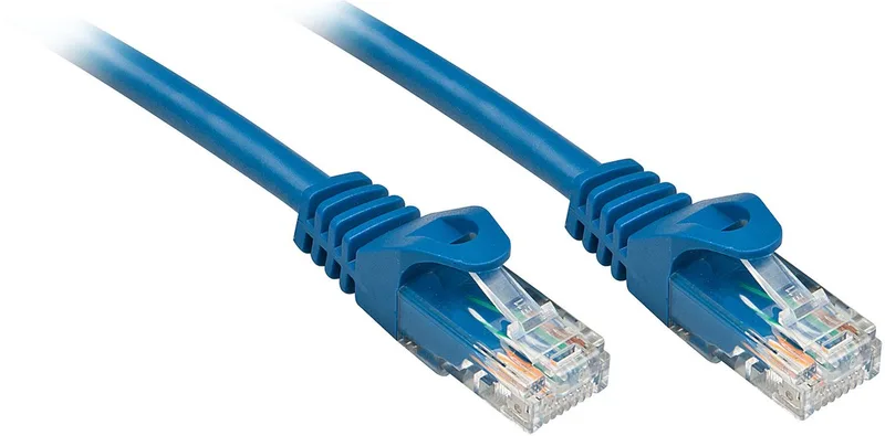 Lindy 48172 netwerkkabel 1 m Cat6 U/UTP (UTP) van Lindy in Blauw – productfoto