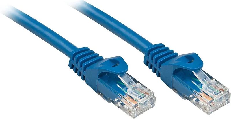 LINDY 48175 RJ45 Netwerkkabel, patchkabel CAT 6 U/UTP 5.00 m 1 stuk(s) från Lindy i Blå – produktbild