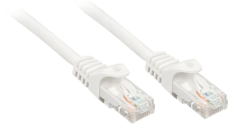 LINDY 48200 RJ45 Netwerkkabel, patchkabel CAT 6 U/UTP 30.00 cm Snagless 1 stuk(s) från Lindy i Vit – produktbild