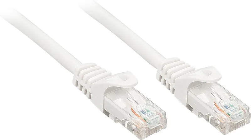 LINDY 48204 RJ45 Netwerkkabel, patchkabel CAT 6 U/UTP 3.00 m 1 stuk(s) från Lindy i Vit – produktbild