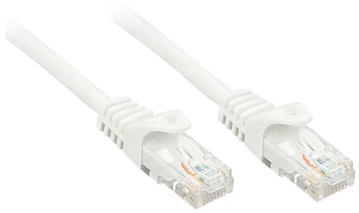 LINDY 48207 RJ45 Netwerkkabel, patchkabel CAT 6 U/UTP 10.00 m Onafgeschermd 1 stuk(s) van Lindy in Wit – productfoto
