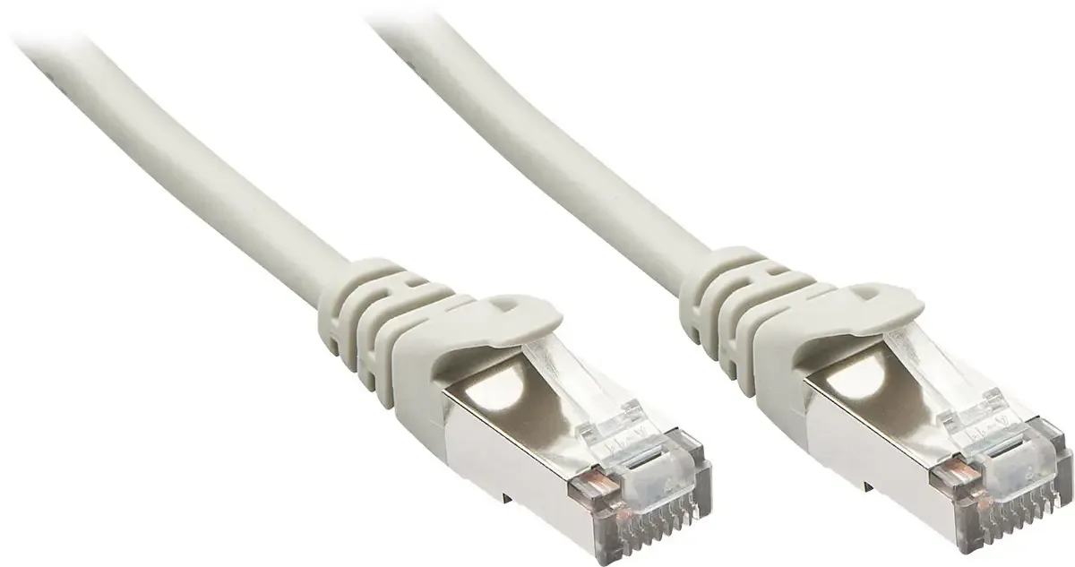 LINDY 48342 RJ45 Netwerkkabel, patchkabel CAT 5e F/UTP 1.00 m Snagless 1 stuk(s) van Lindy in Grijs – productfoto