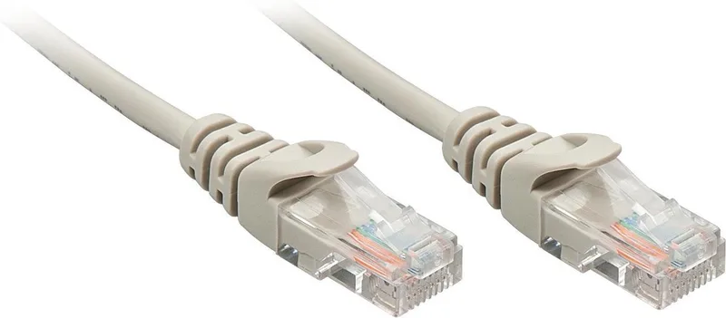 LINDY 48364 RJ45 Netwerkkabel, patchkabel CAT 5e U/UTP 3.00 m 1 stuk(s) van Lindy in Grijs – productfoto