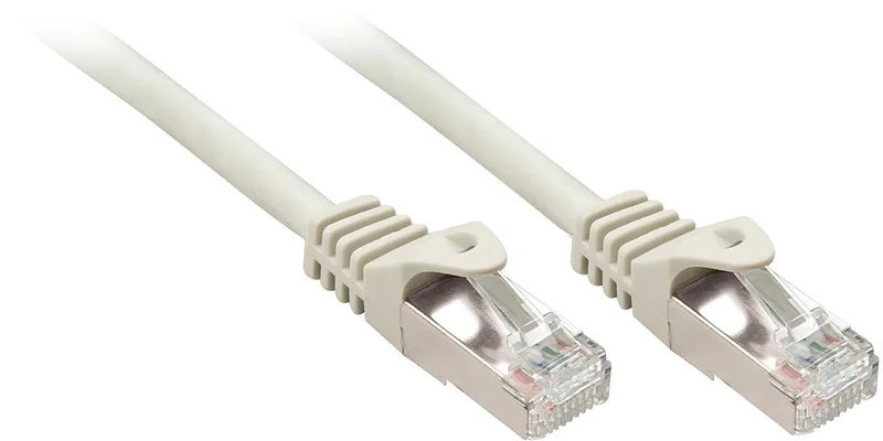 LINDY 48391 RJ45 Netwerkkabel, patchkabel CAT 5e F/UTP 1.00 m Snagless 1 stuk(s) från Lindy i Grå – produktbild