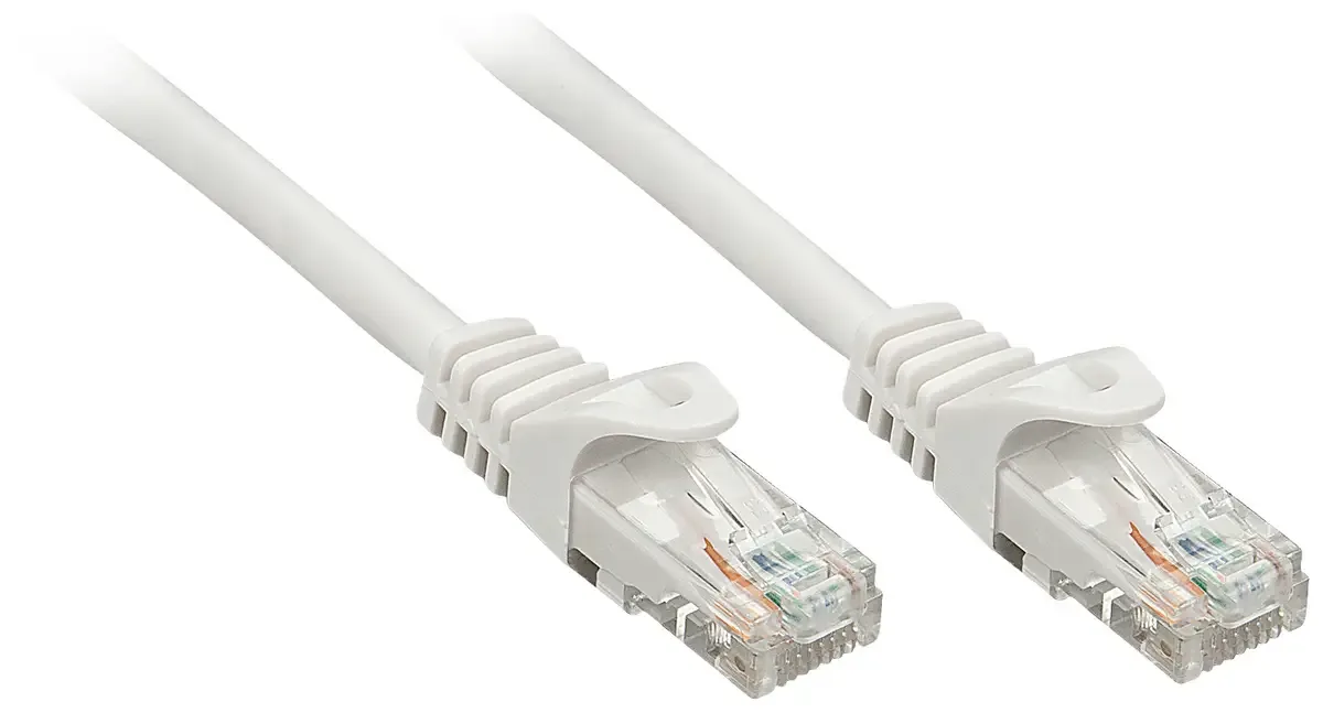 LINDY 48405 RJ45 Netwerkkabel, patchkabel CAT 5e F/UTP 10.00 m Afscherming totaal, Folie afscherming, Vergulde steekcontacten 1 stuk(s) från Lindy i Grå – produktbild