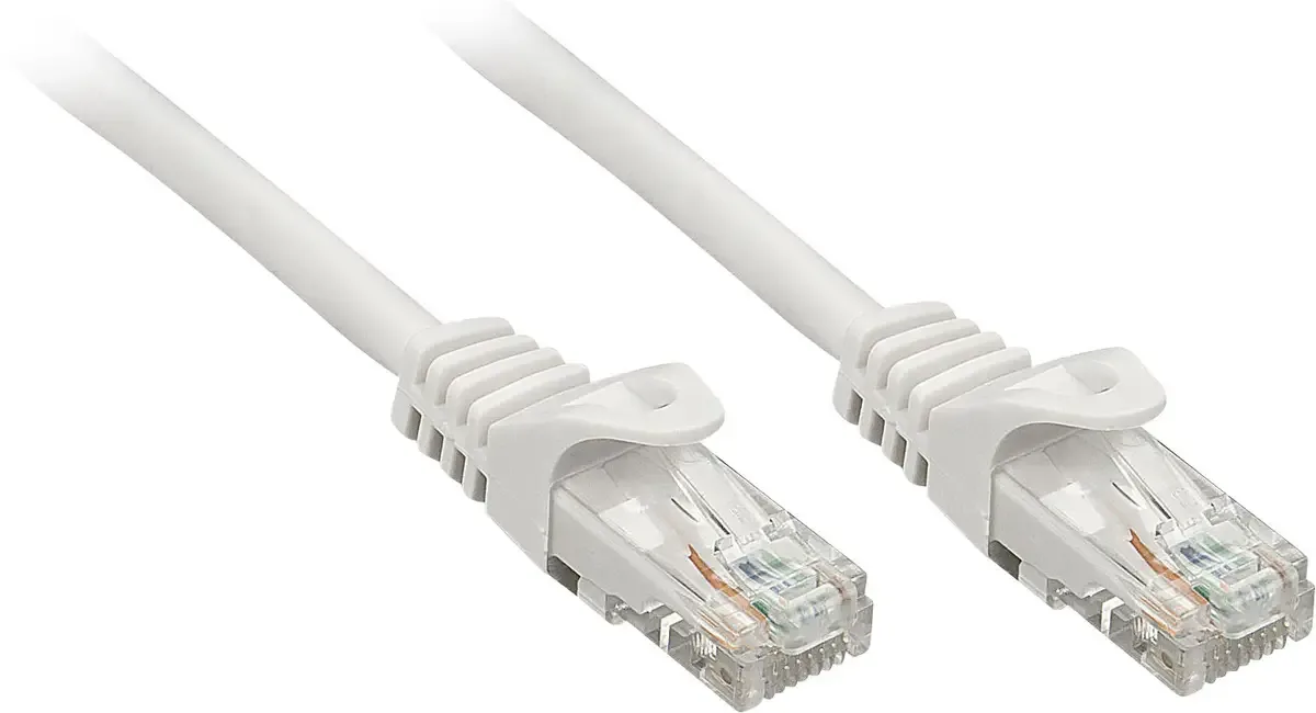LINDY 48406 RJ45 Patchkabel CAT 5e U/UTP 1.00 m Grau 50 St. von Lindy in Grau – Produktfoto