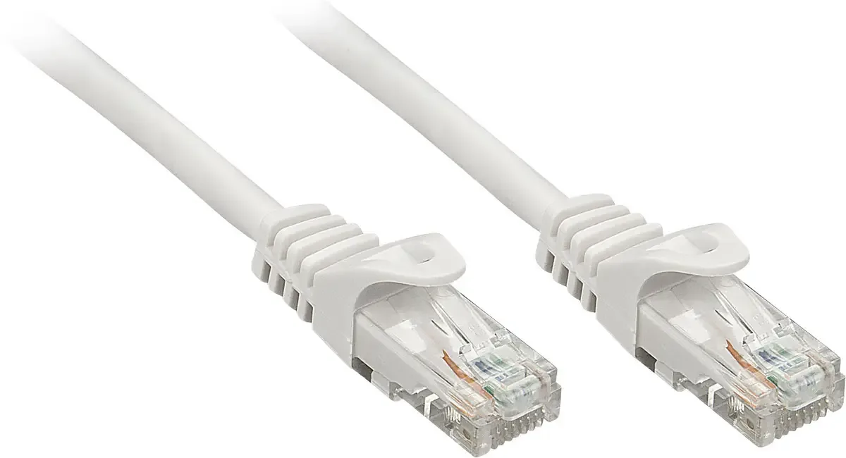 LINDY 48407 RJ45 Netwerkkabel, patchkabel CAT 5e U/UTP 2.00 m 50 stuk(s) van Lindy in Grijs – productfoto
