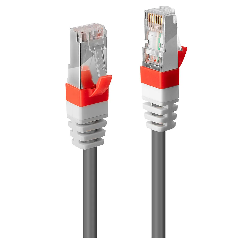 Patchkabel Cat6(A) SSTP / S/FTP PIMF grau 7.50m 10Gbit van Lindy – productfoto
