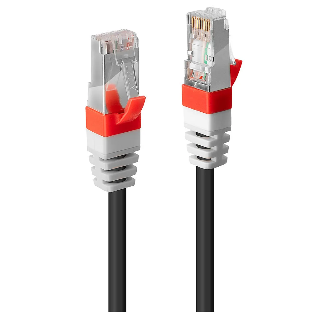 Patchkabel Cat6(A) SSTP / S/FTP PIMF schwarz 7.50m 10G van Lindy – productfoto