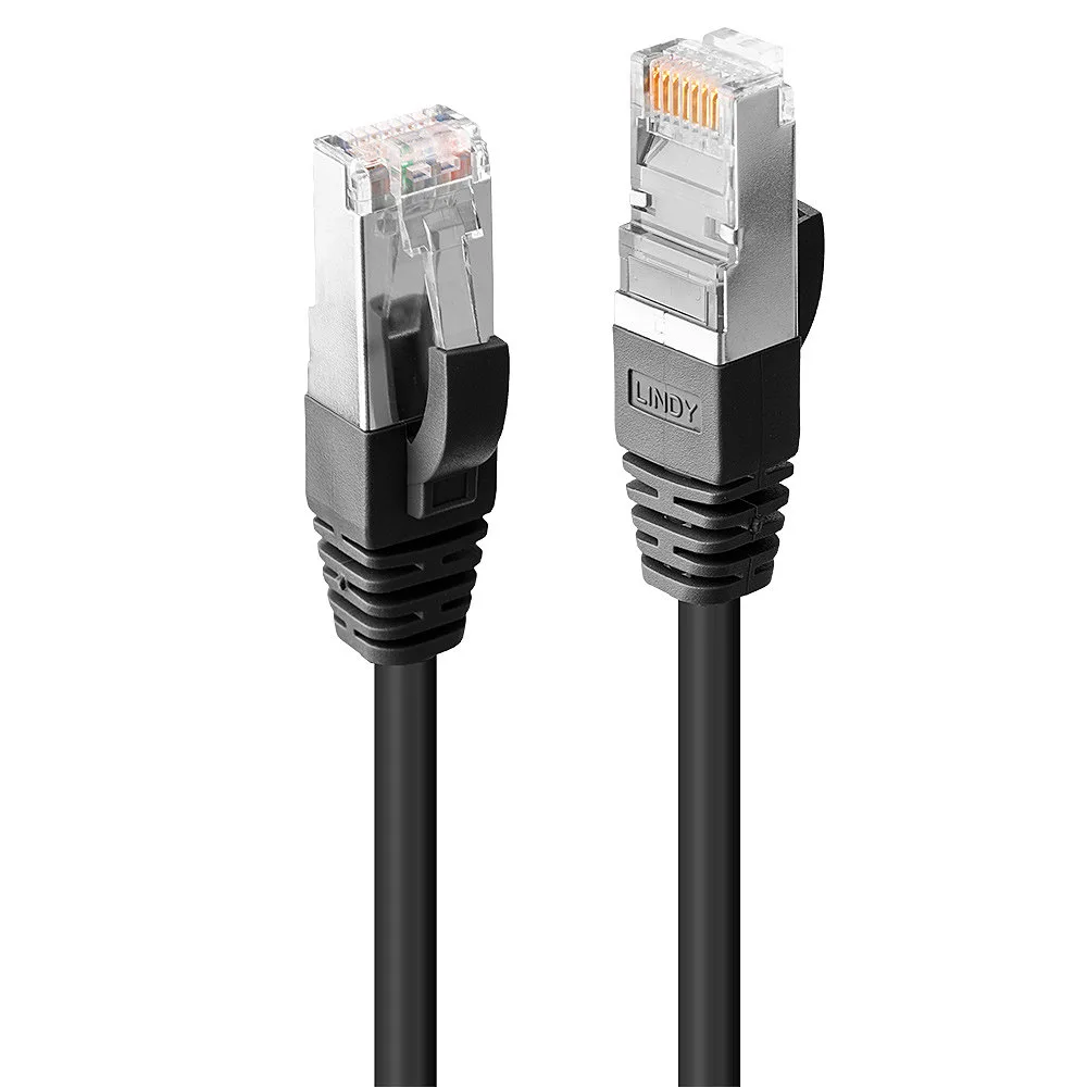 Patchkabel Cat6 SSTP / S/FTP PIMF schwarz 5.00m van Lindy – productfoto